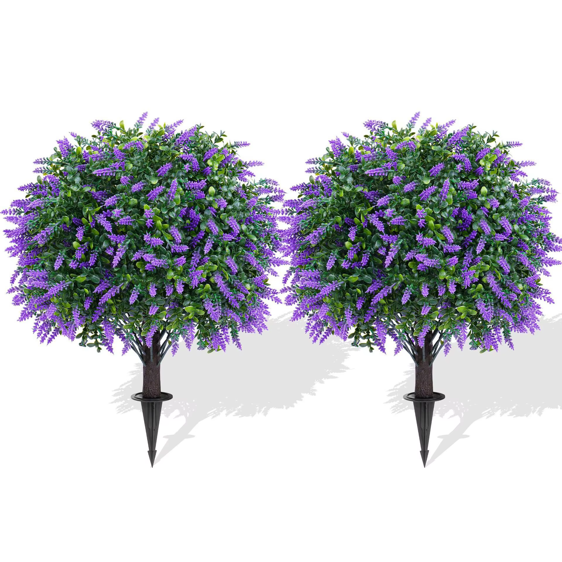 Arbre artificiel, plante en pot de lavande