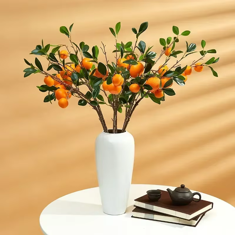 Décoration de maison Orange simulée
