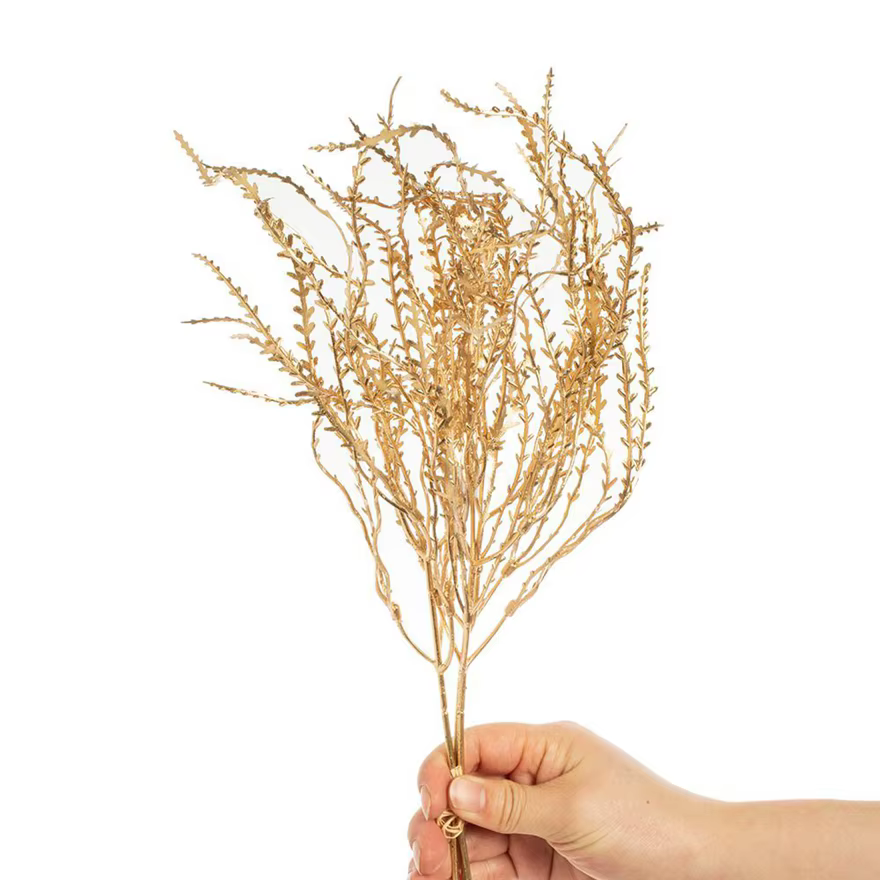 Plante artificielle D'or Coral Herbe Partie Maison vase Cour Extérieure Jardin nouvel an De Mariage mariée bouquet bricolage cadeau Décor Mur