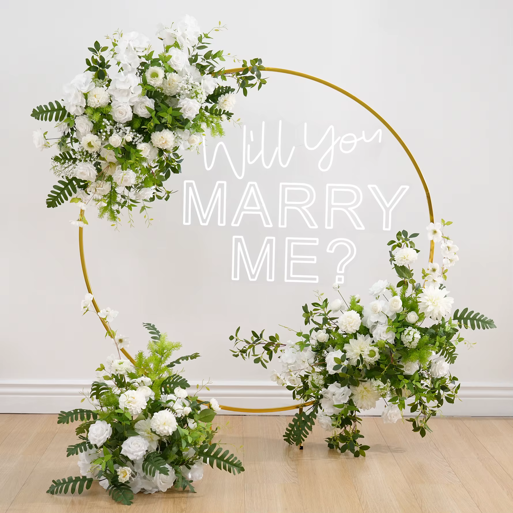 X8970 blanc Rose hortensia vert laisser accrocher rangée florale mariage toile de fond décoration sol allée Arrangement floral fenêtre affichage