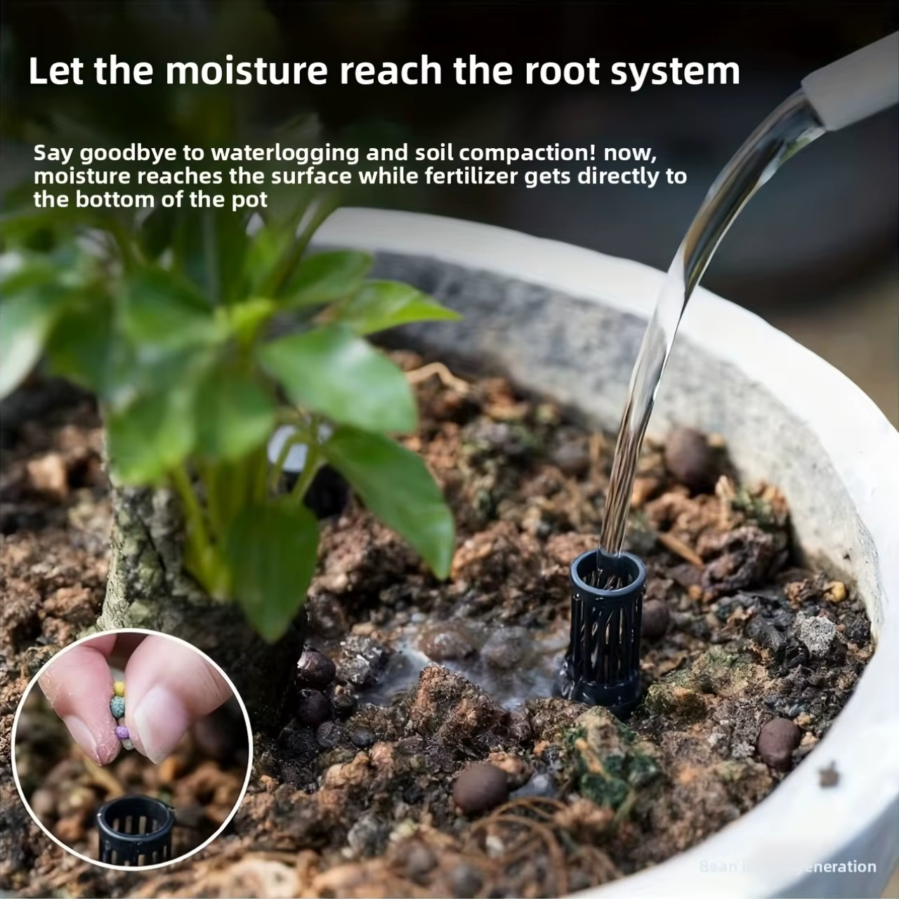 Tubes d'aération pour pots de plantes