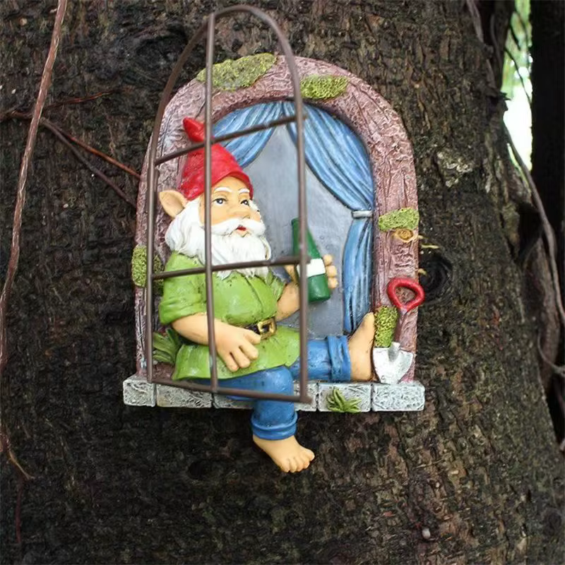 Créatif sieste jardin Gnome et grenouille Patio ornement