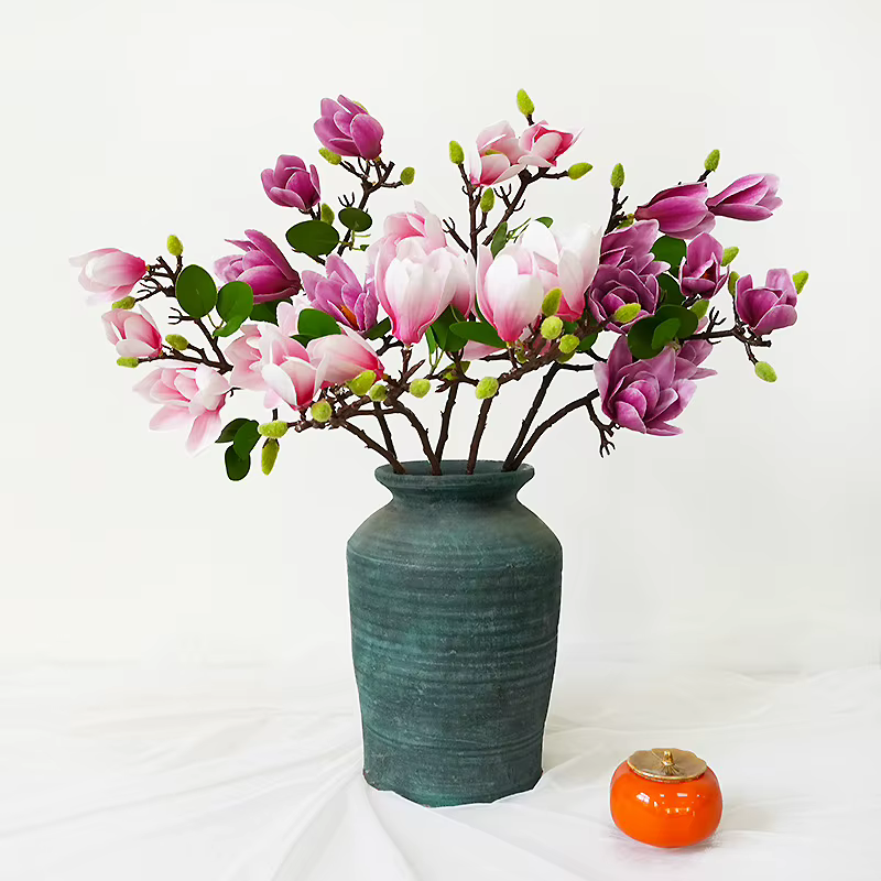 Fleurs artificielles, simulation 3D