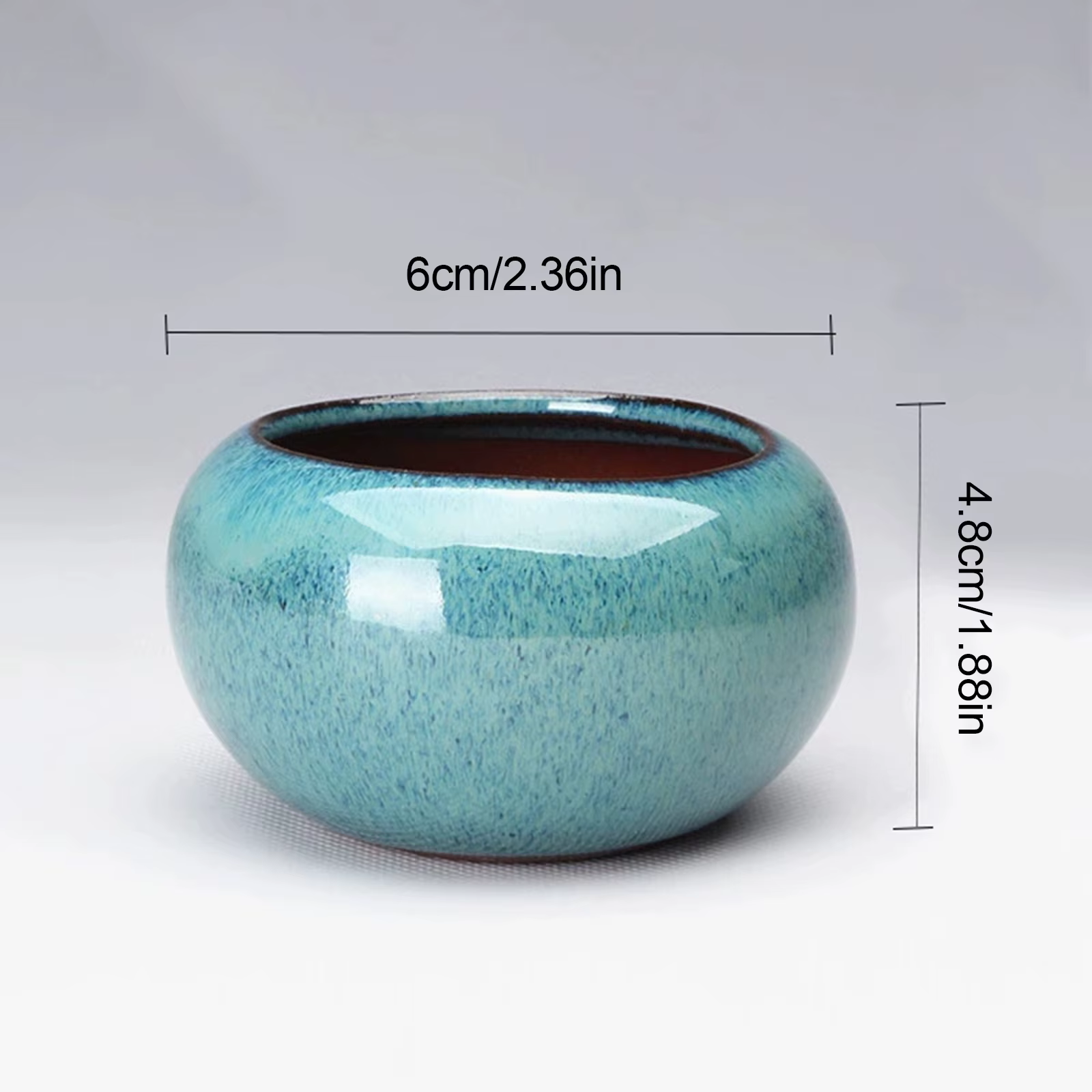 Pots de fleurs en céramique de style chinois