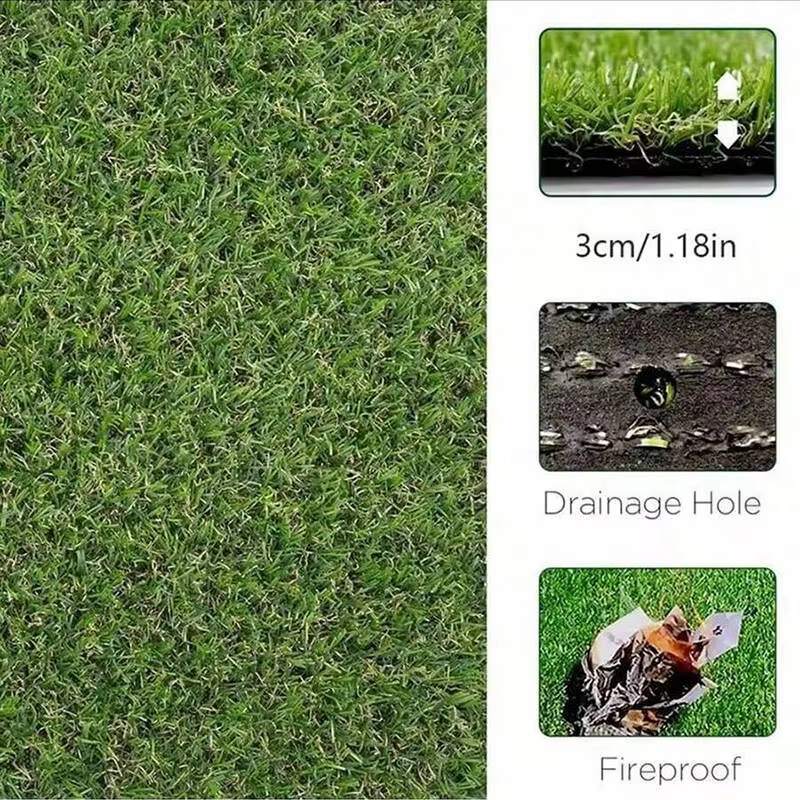 Gazon artificiel de 3 cm de hauteur