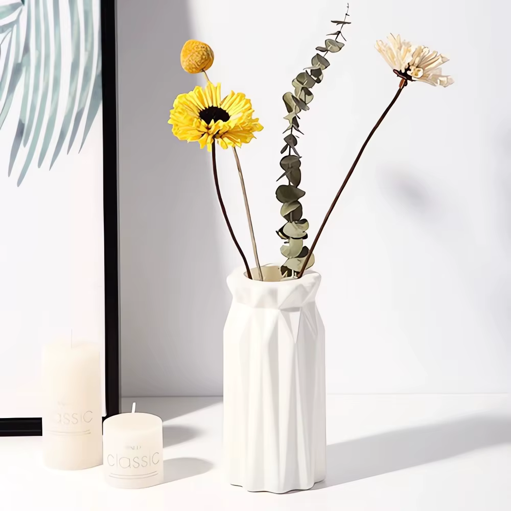 Vase en Plastique Nordique Simple