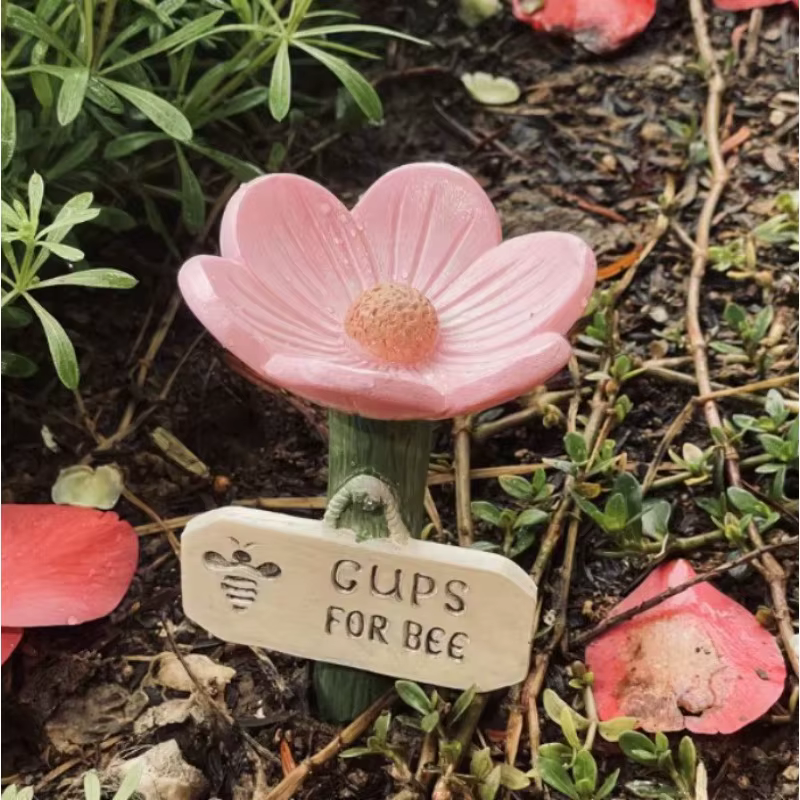 Stations d'arrosage en forme de fleur