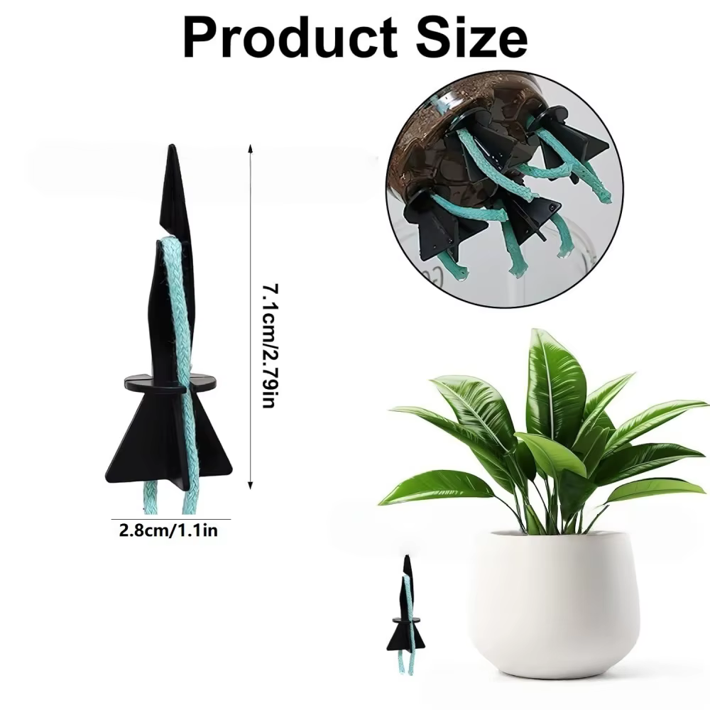 Dispositif d'arrosage DIY pour plantes – Sans repiquage requis – Mèche absorbante automatique pour l'insertion