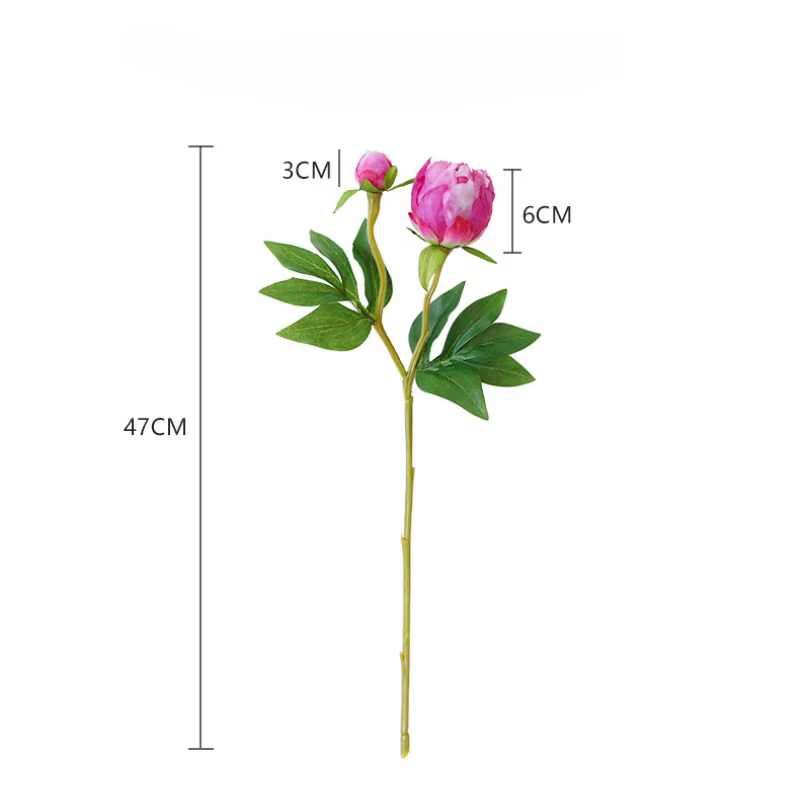 Fleurs de pivoine artificielles de luxe pour décor de mariage