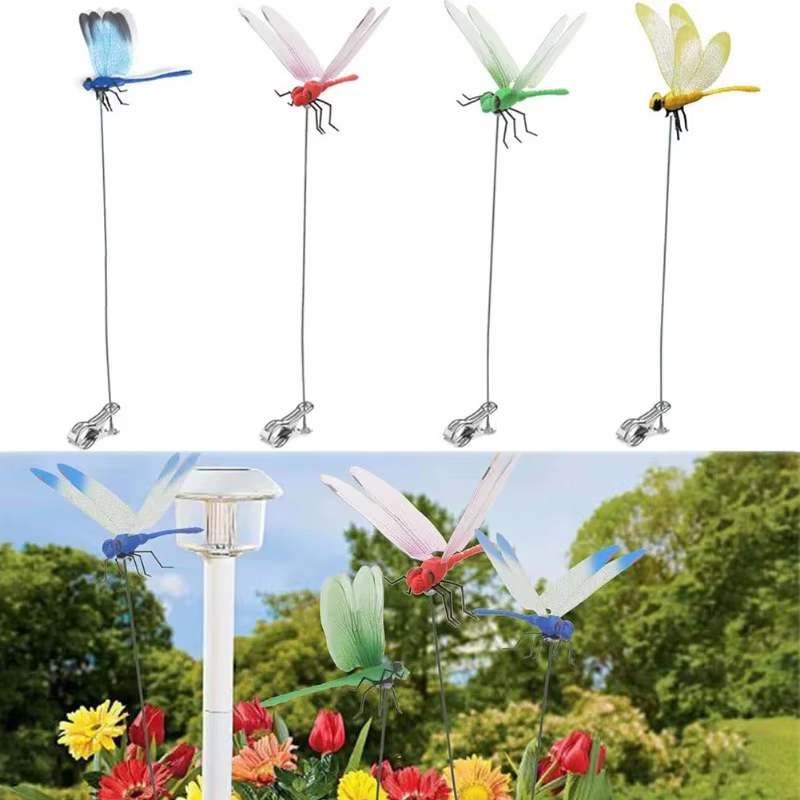 Clip de piquet libellule DIY