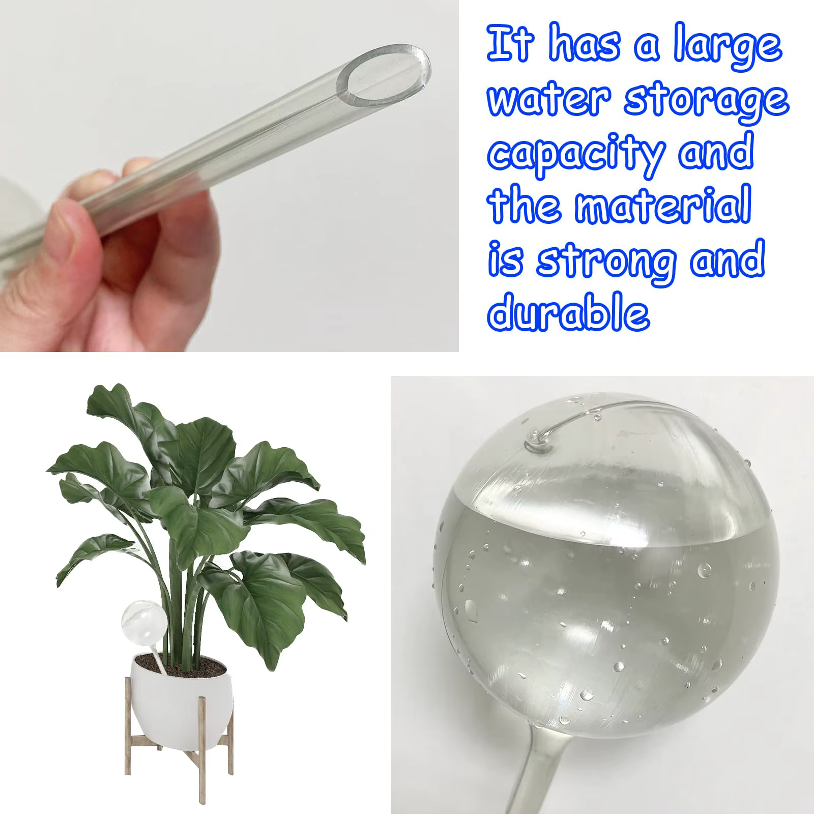 1 paquet de globe d'arrosage transparent pour plantes