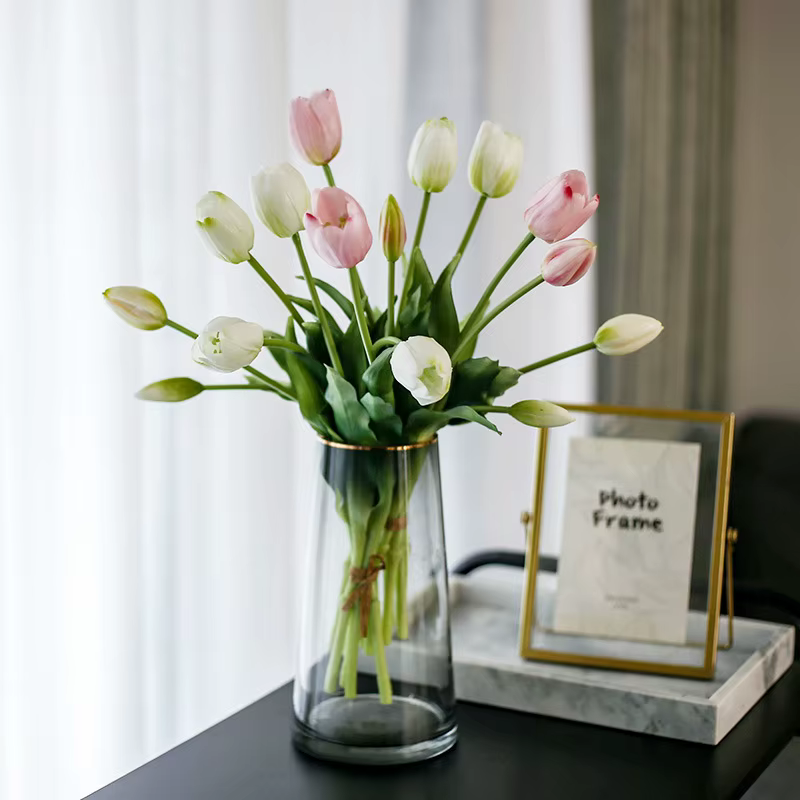 Fleurs tulipes artificielles en PU
