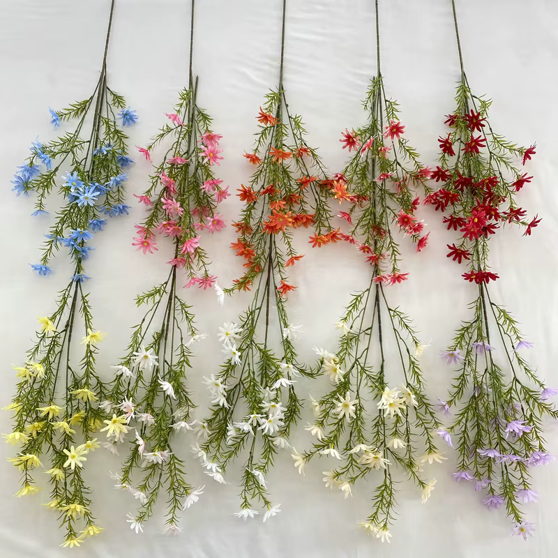 Fleurs de mariage forestière style pastoral naturel longues branches