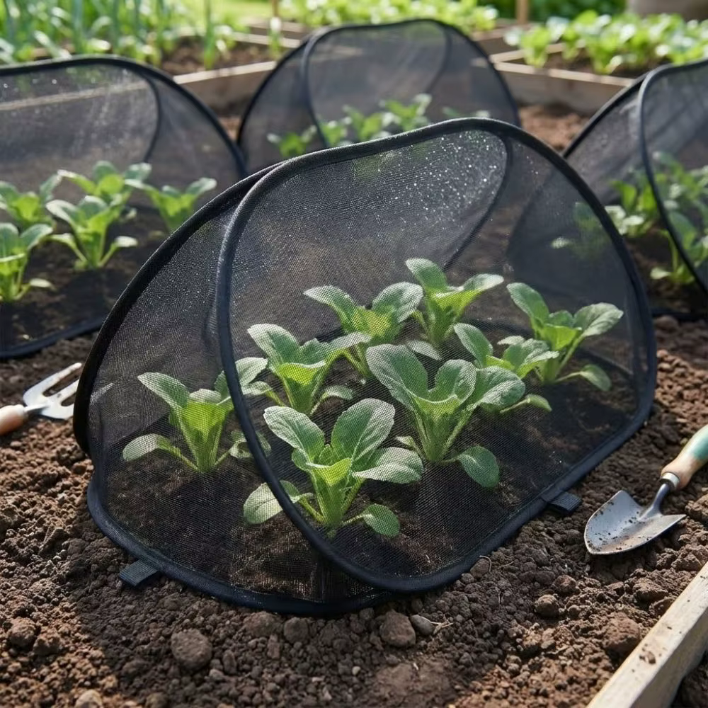 Filet de protection pliable pour plantes