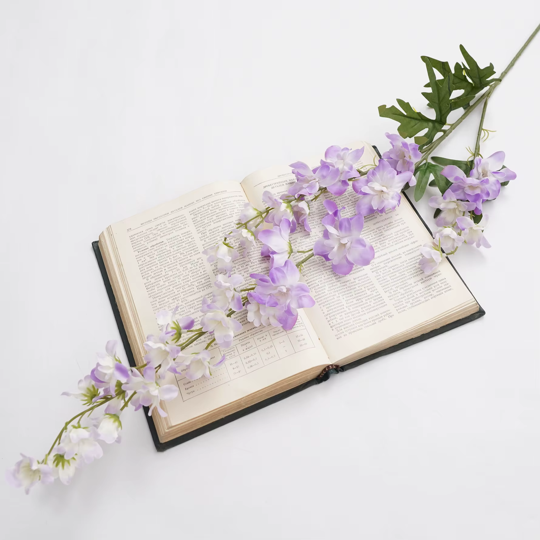 HMEOT H8413 3 Têtes de fleurs artificielles colorées Delphinium pour arrangements floraux de mariage