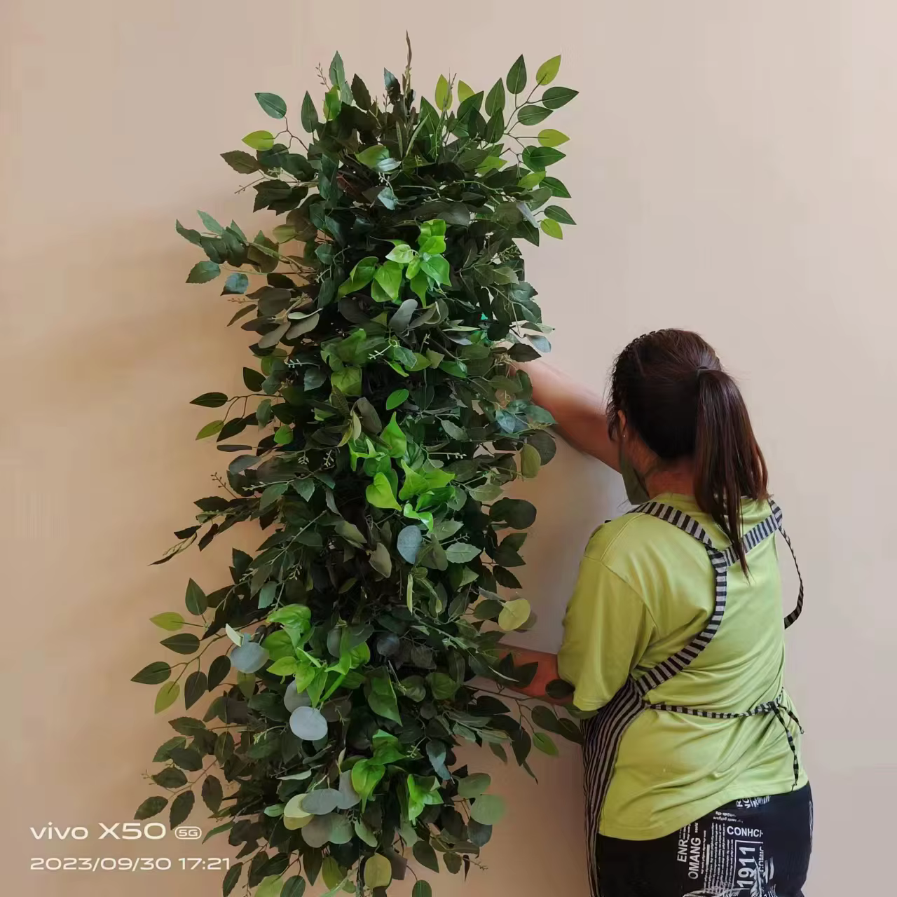 Boule de Plantes Artificielles pour Décoration de Mariage, Décor de Chemin, Plantes Vertes, Boule de Fleurs de Table, Nucleement d'Extérieur