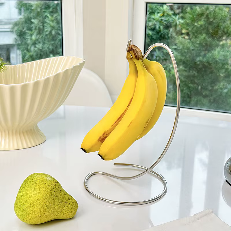 Support à bananes moderne pour garder les bananes fraîches, support de comptoir de cuisine, gadget de cuisine mignon