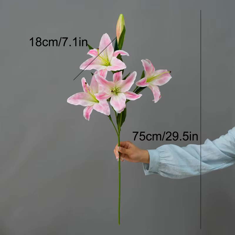 Simulation de fleur de lys à 5 têtes