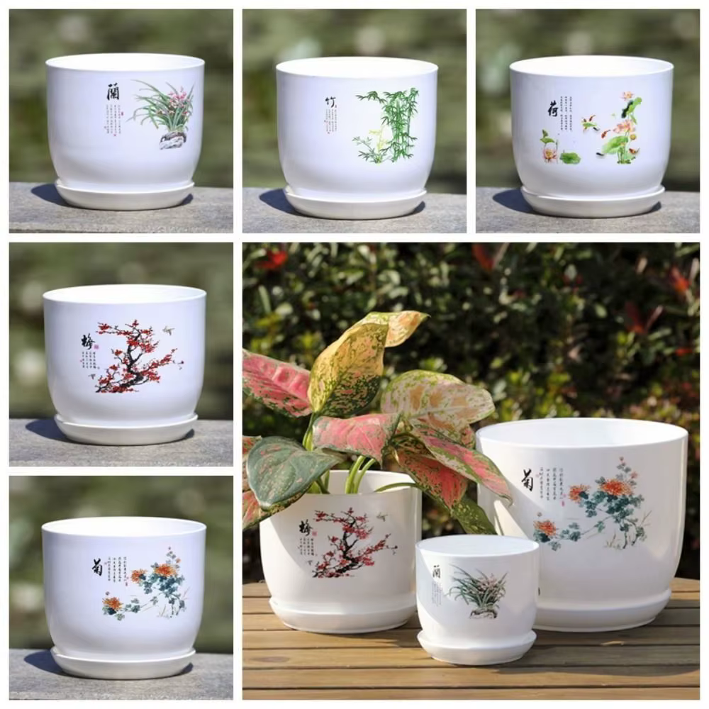 Pot de fleur en plastique extra large