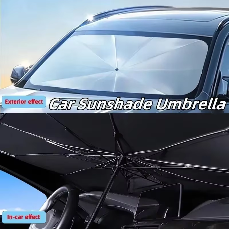 Pare-soleil spécifique pour voiture, accessoire de protection solaire, parapluie pare-soleil pour pare-brise intérieur, accessoires extérieurs