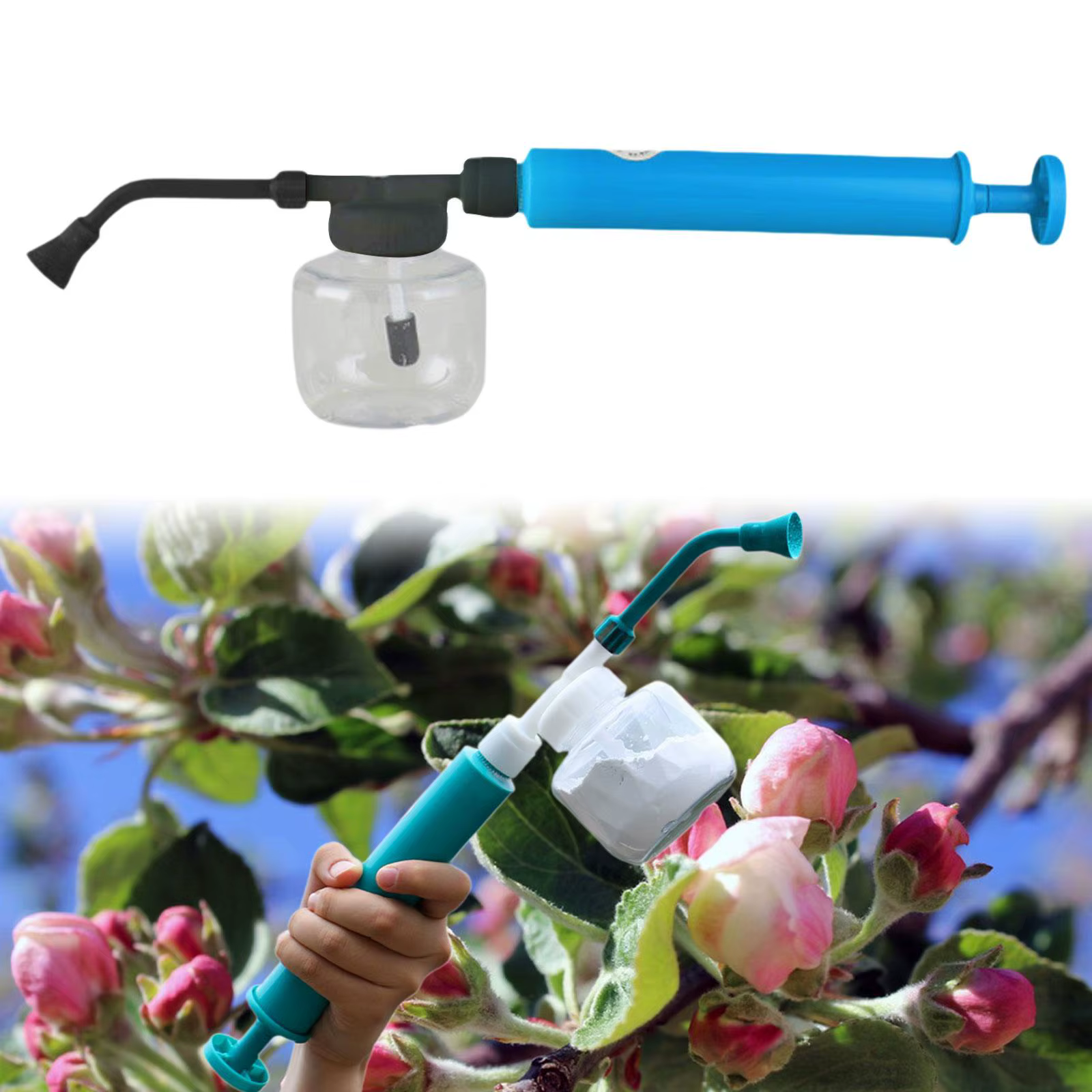 Distributeur d'applicateur de poudre de jardin