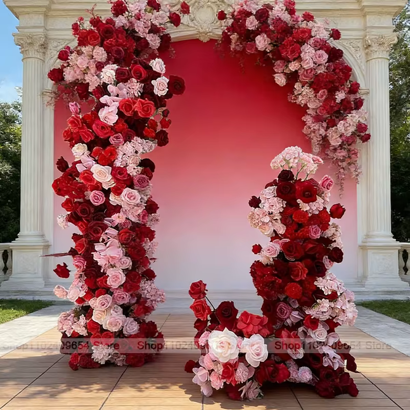 Idées de décorations de mariage en rose bordeaux