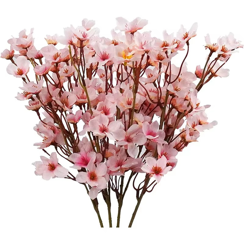 1/2 pièces fleur de cerisier artificielle