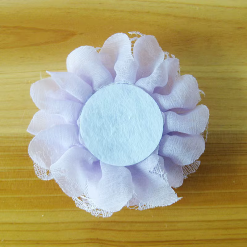 Fleurs artificielles en mousseline de soie