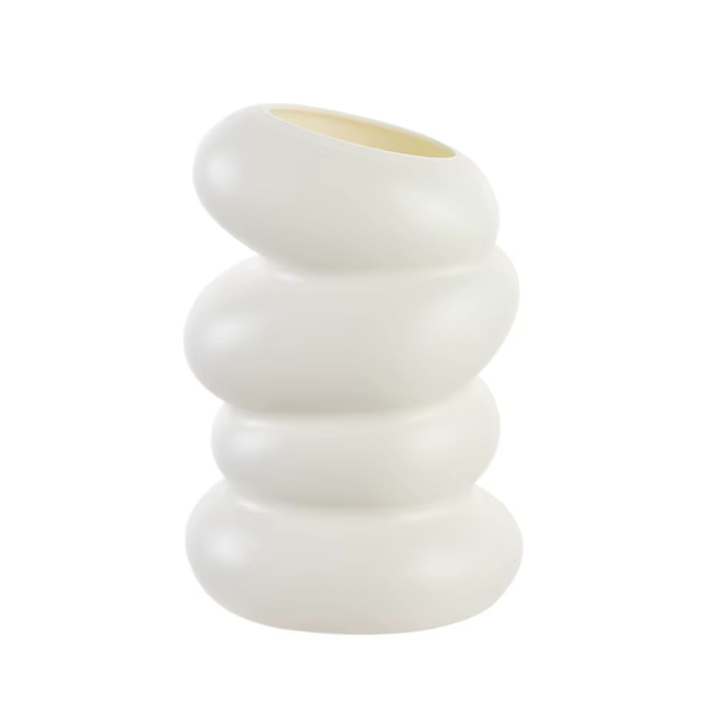 Vase en plastique Imitation en céramique Pots de fleurs mariage maison chambre jardin extérieur Table bricolage cadeau