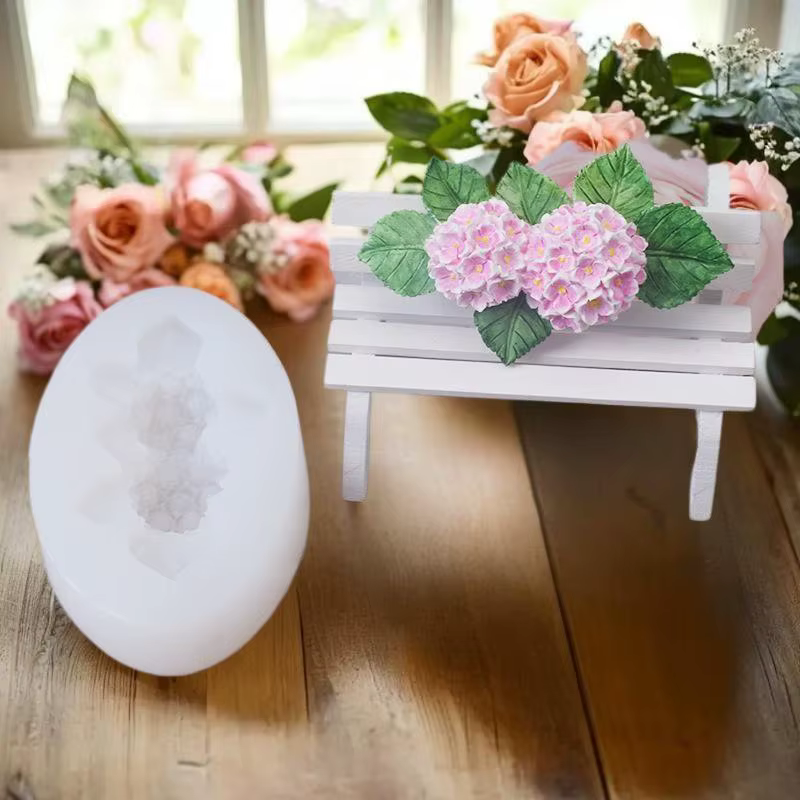 Moule en Silicone pour bougie parfumée à fleur d'osmanthus