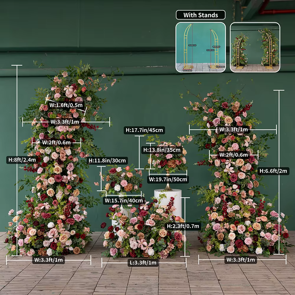 Arrangement de fleurs de pivoine