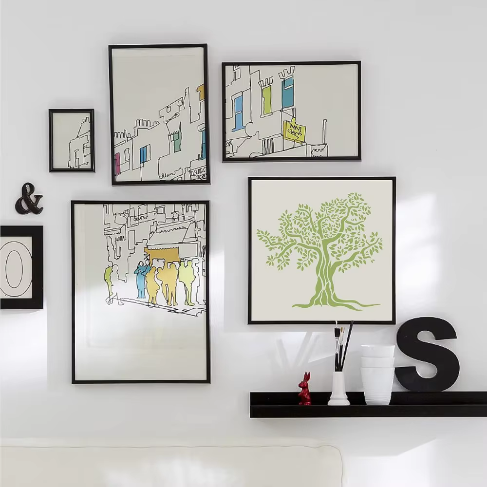 Grand modèle de pochoir d'arbre de vie 12x12 pouces