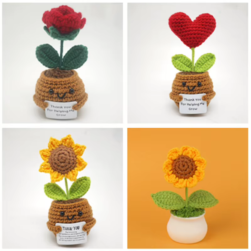 Fleurs tulipe artificielle en pot