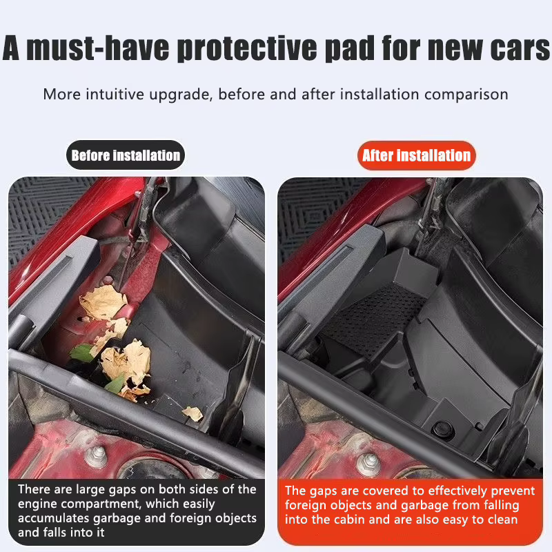 Pour Toyota RAV4 XA50 Accessoires 2020~2025 – Cache de protection du compartiment moteur avant (LHD) et filet de protection du réservoir d'eau