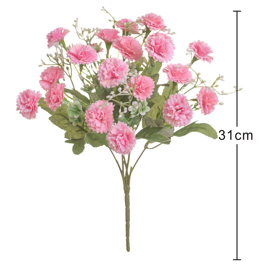 20 têtes de fleurs 1 bouquet de style européen