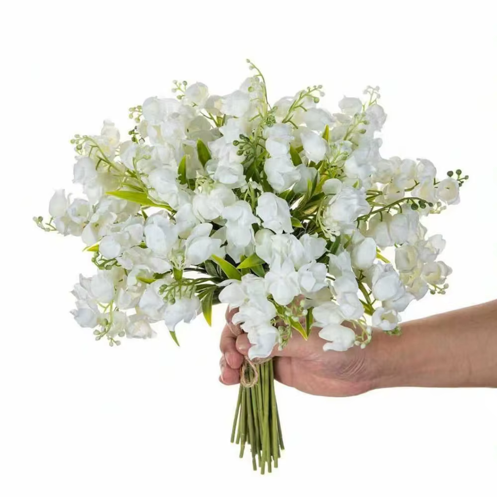 10 pièces fleur artificielle Canterbury cloches saint valentin maison chambre Vase Table décor extérieur jardin bonsaï Festival mariage bricolage boîte-cadeau