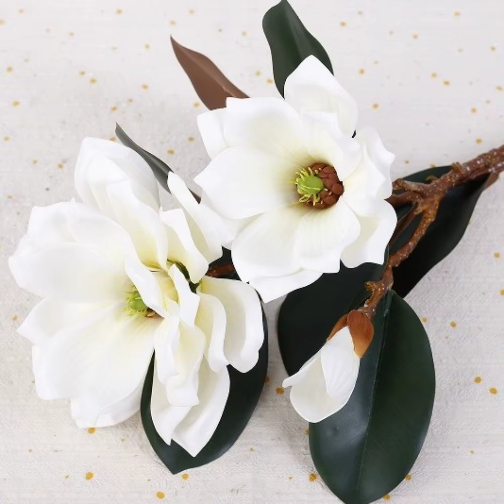 Grande fleur de magnolia artificielle
