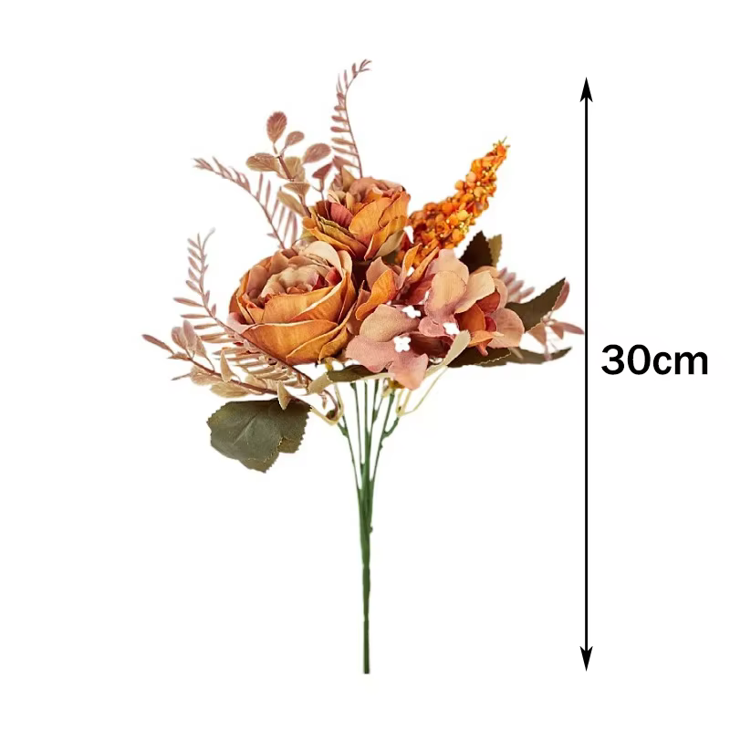Bouquet de pivoines artificielles pour la mariée