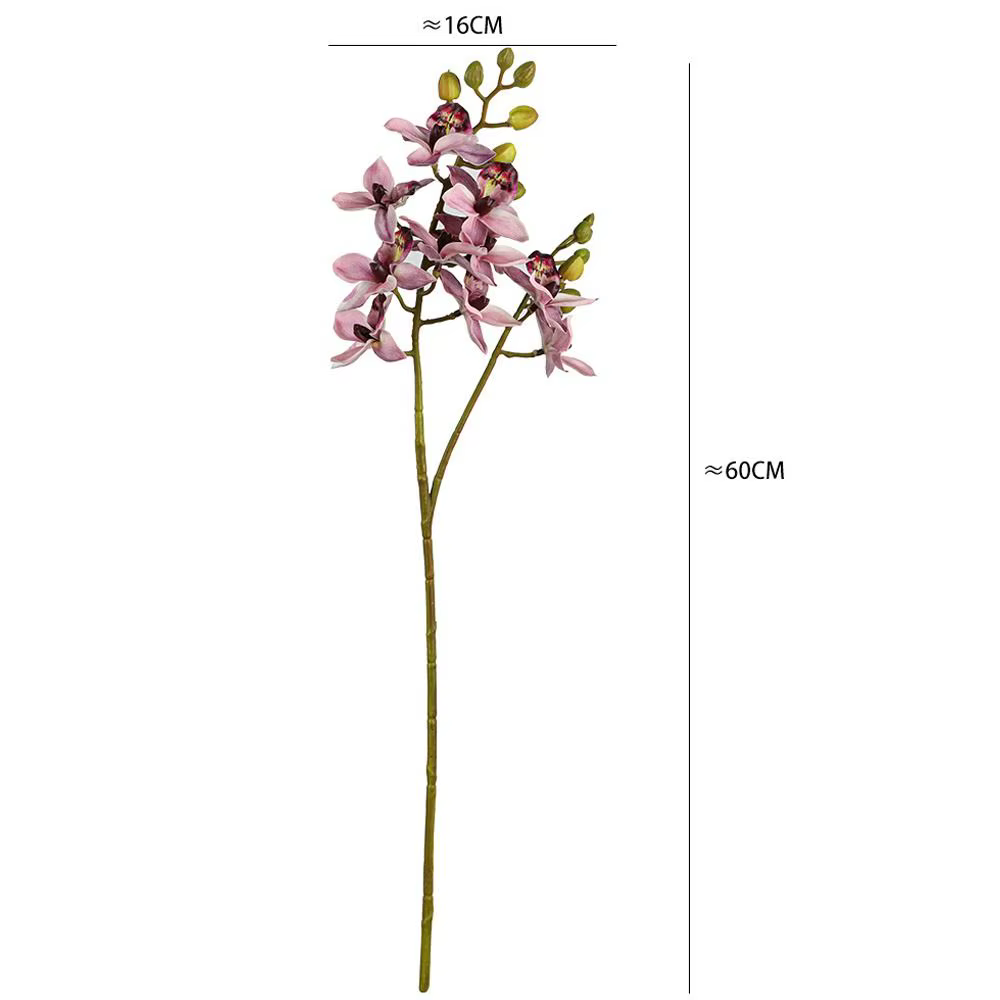 Branches de Phalaenopsis artificielles à 2 fourchettes