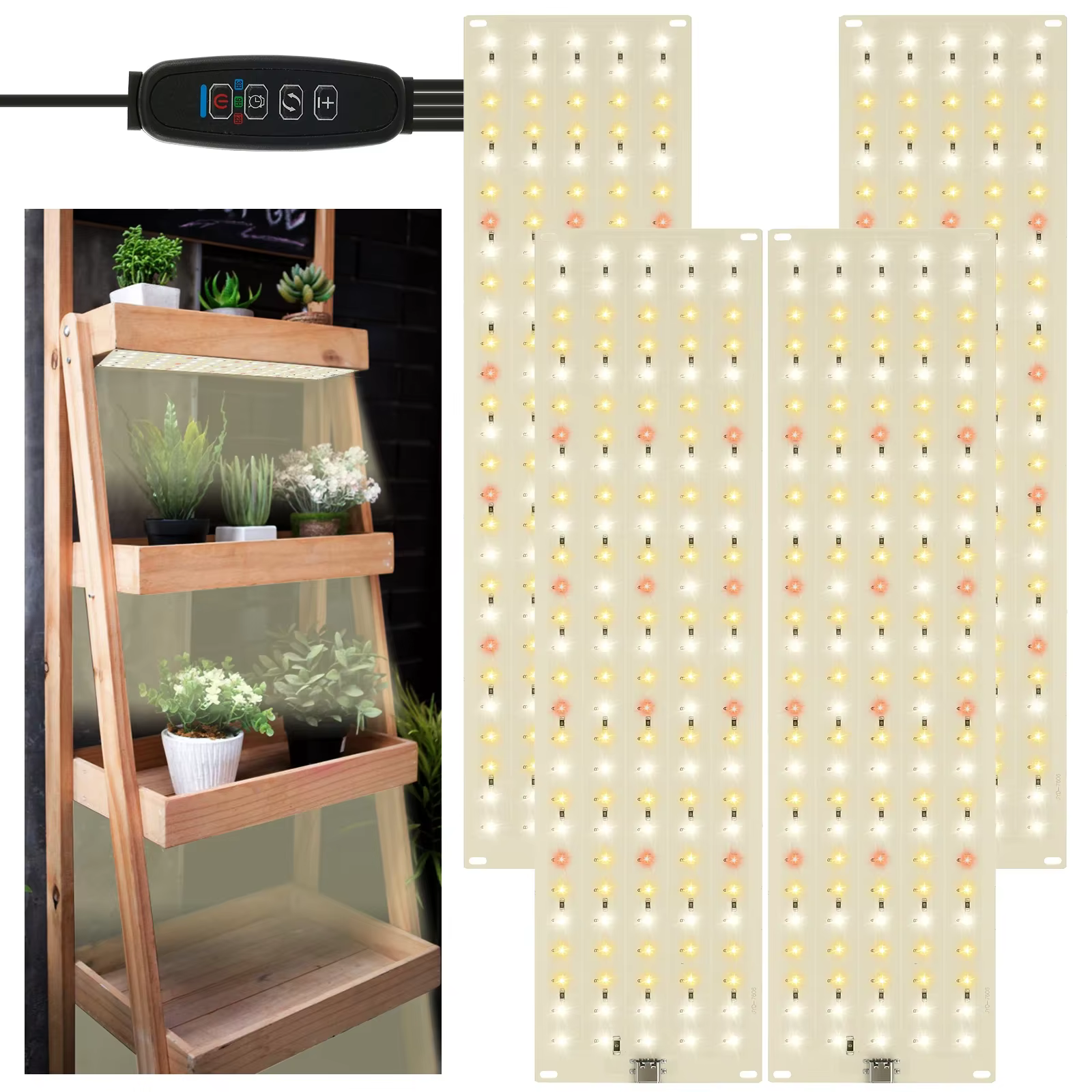 Lampe de culture LED 12V ultra-mince à spectre complet