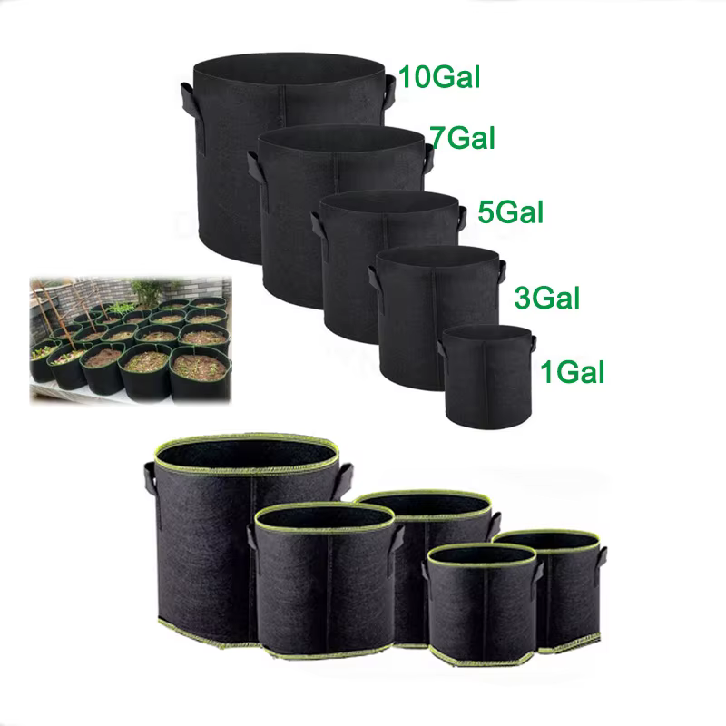 Pots de fleurs en tissu pour plantes