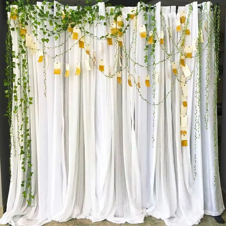 Artificielle Petit dépliant corde Couronne Plante Vigne Maison De Mariage