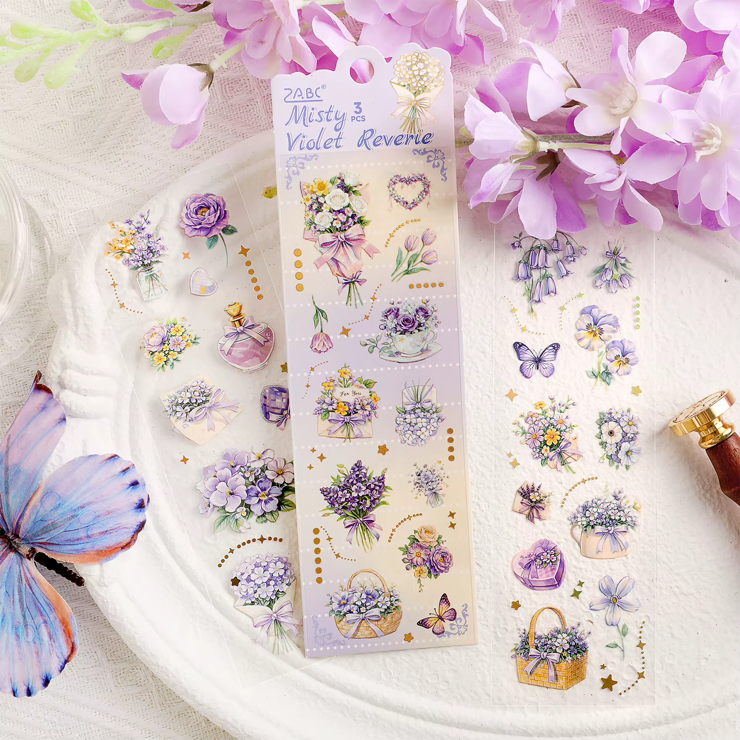 Série de stickers 4style Starry Field Flower Box
