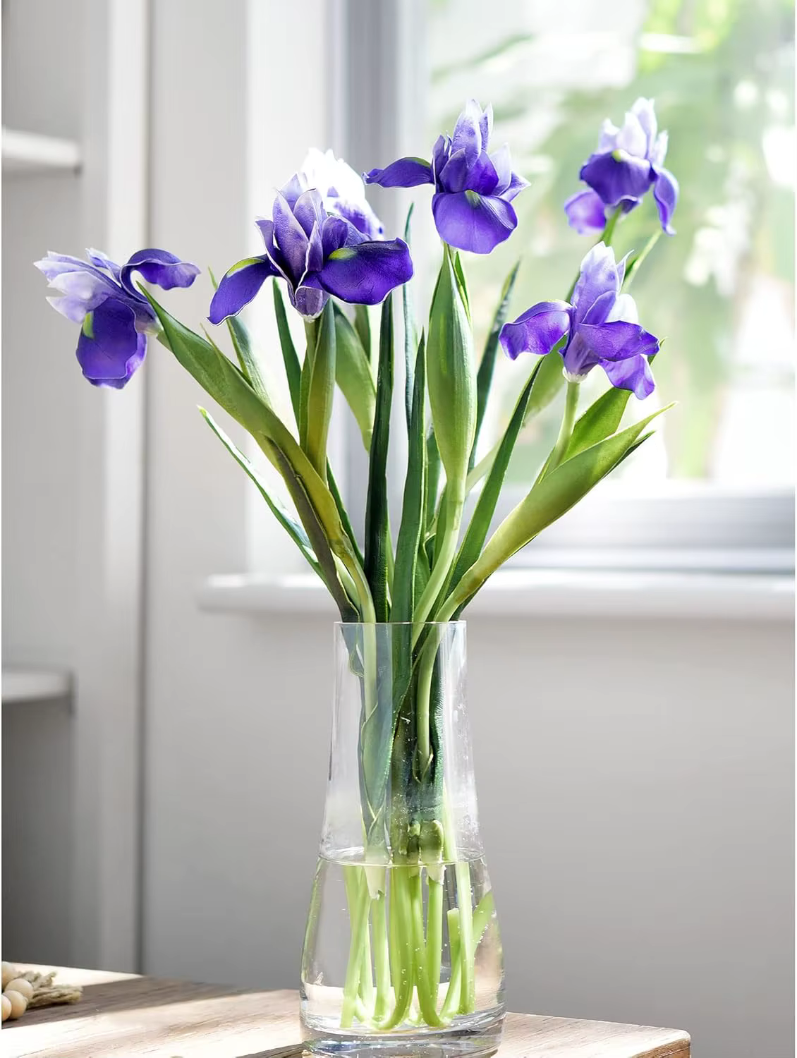 Fleurs d'iris artificielles pour mariage
