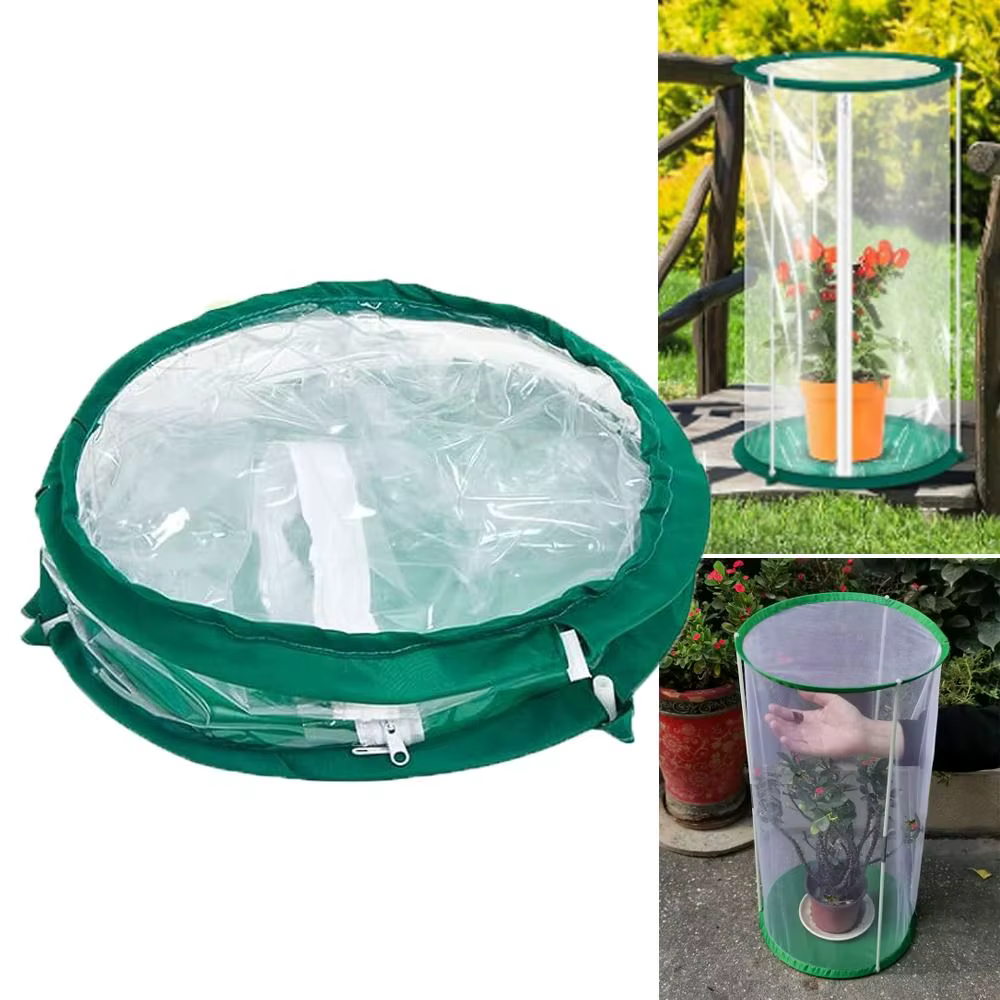 Mini serre coupe-vent en PVC transparent pour plante