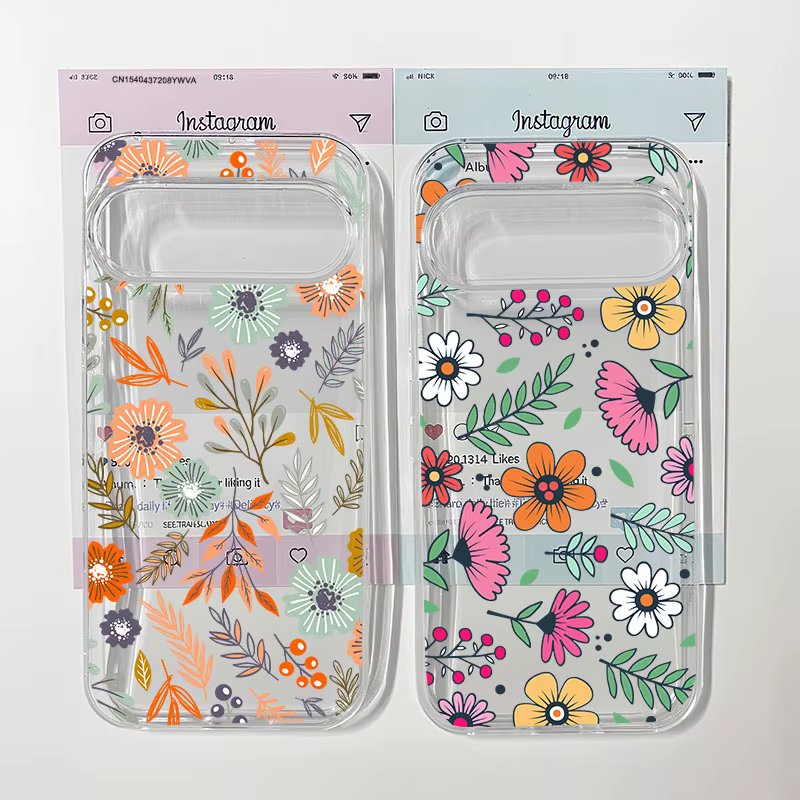 Coque de téléphone à motif de feuilles de fleurs de marguerite, étui en TPU souple et transparent pour Google Pixel 10 9 Pro XL 8 Pro 6 7 7A 8A 5G