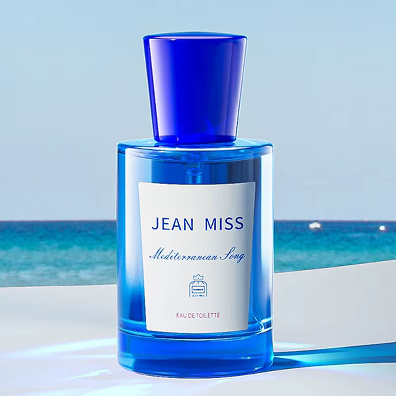 Parfum unisexe Brand Blue Méditerranéen, senteur fraîche et naturelle d'orange, de citron et de figue, eau de parfum fruitée longue durée en spray