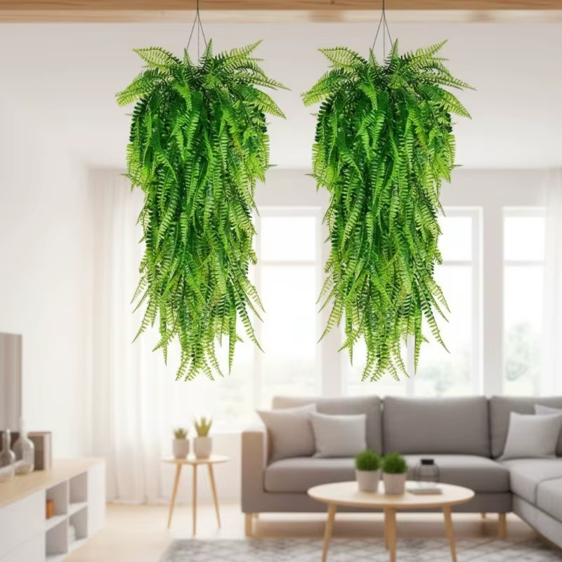 Plantes suspendues artificielles en herbe de Persie