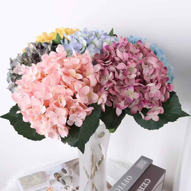 Fleur d'hortensia artificielle 20cm