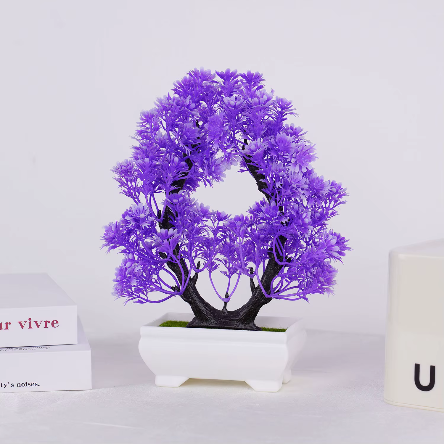 Plantes artificielles bonsaï en pot